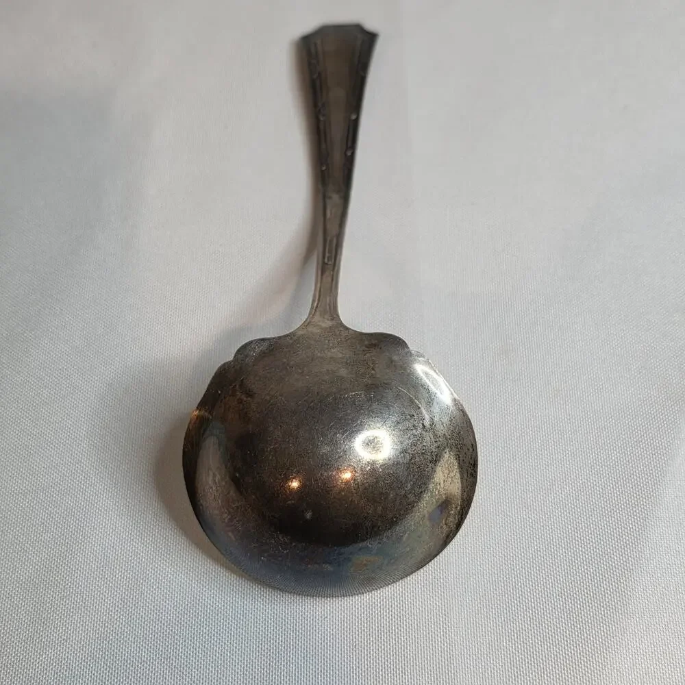 Fairfield Ladle Silver Plate Vintage Antique Serveware 7 Inch